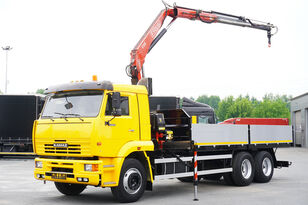 KAMAZ 65117 , 6x4 , Crane Fassi 95 , rotator , box 6m