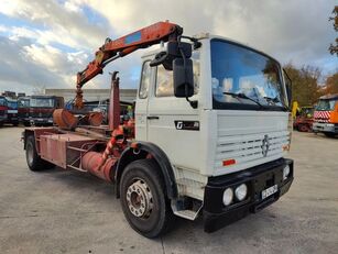 Renault G280 Manager 4X2 + FASSI F80C.22 + COMENA Containersystem Abrollkipper