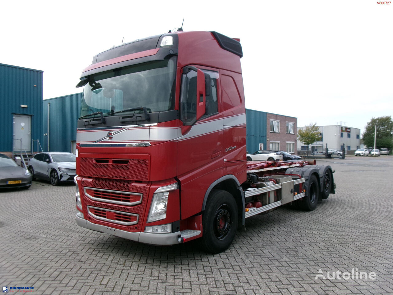 Volvo FH 540 6X2 Euro 6 container hook 21 t Abrollkipper