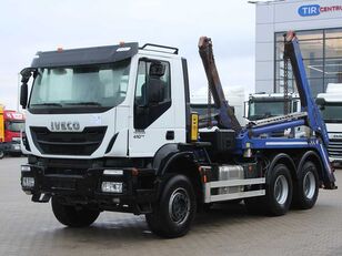 IVECO TRAKKER 410, 6x4, CONTAINER CHAIN ​​CARRIER, EURO 6 Absetzkipper