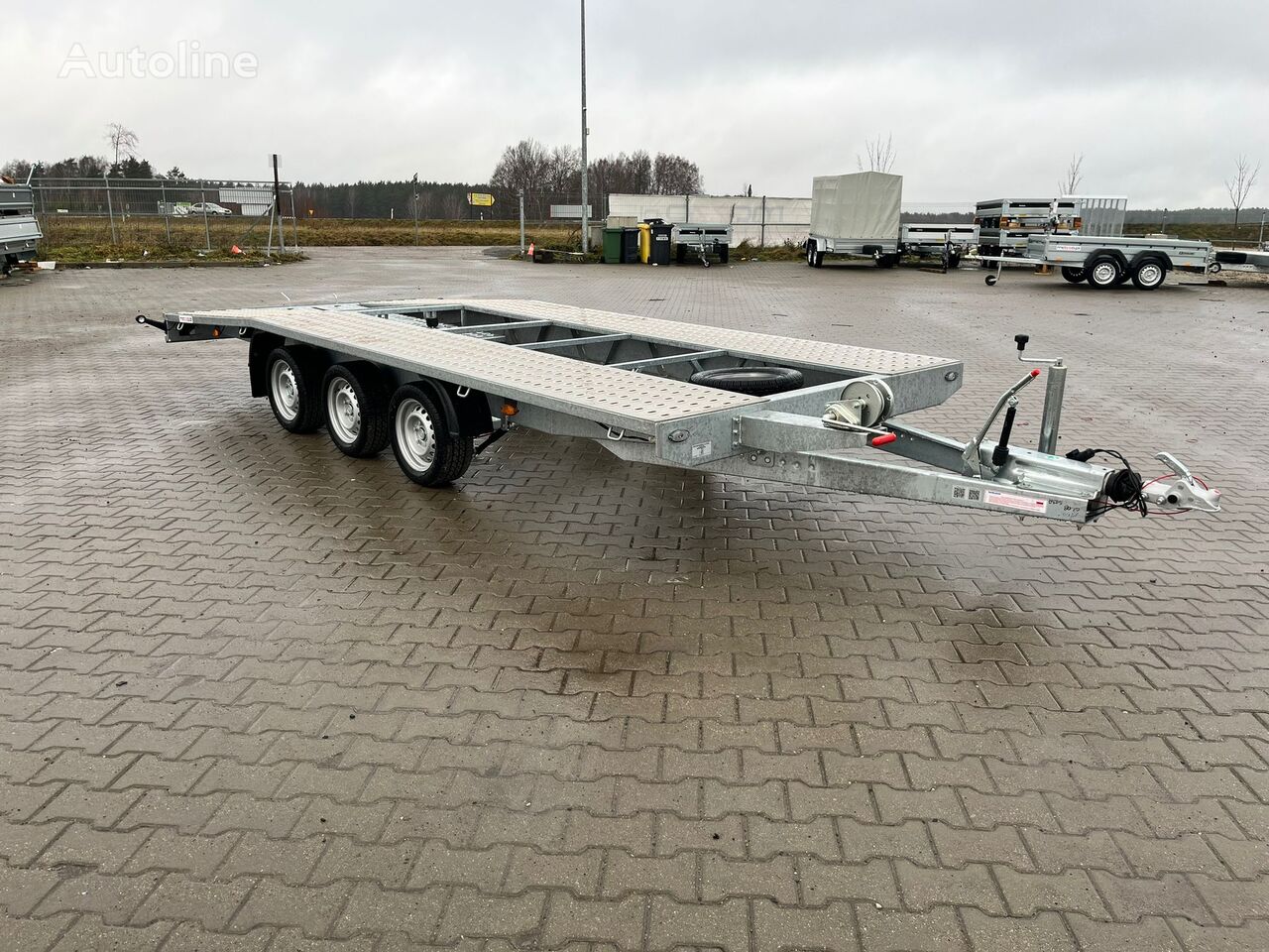 neuer Niewiadów J502135 JUPITER 500x210cm 3500kg 3 axles! Autotransportanhänger