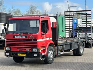 Scania 93M 210 OPRIJ WAGEN BLADGEVEERD! Autotransporter