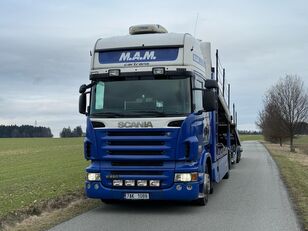 Scania R480 Autotransporter + Autotransportanhänger