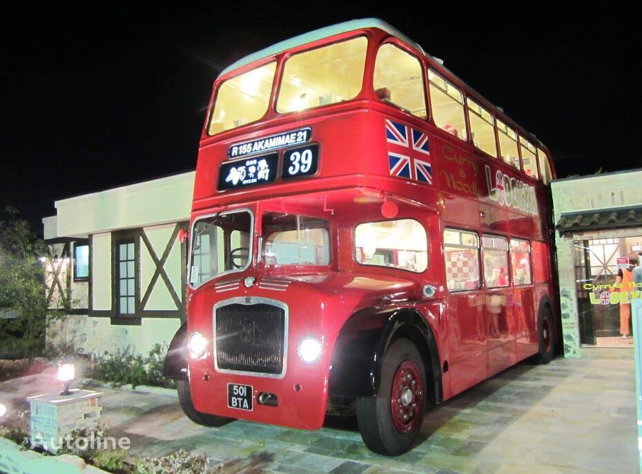 British Bus traditional style shell for static / fixed site use Doppeldeckerbus