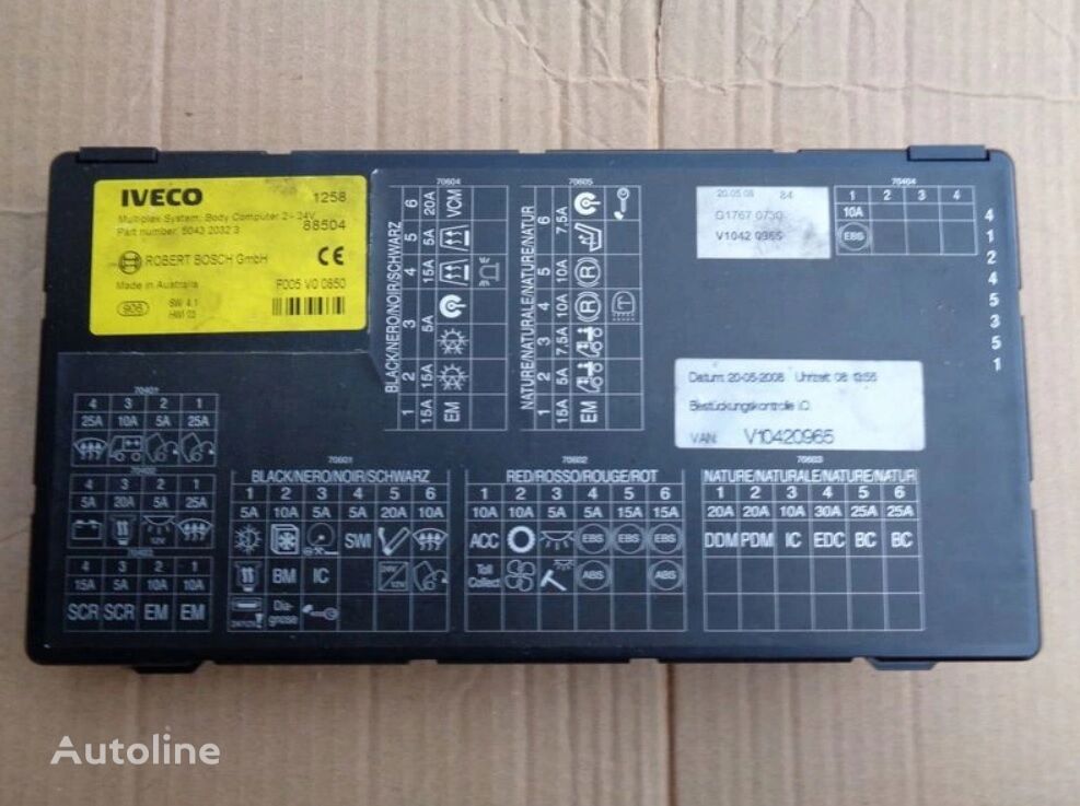 IVECO EURO5 Multiplex system body computer 504276228 Steuereinheit für IVECO Stralis Sattelzugmaschine