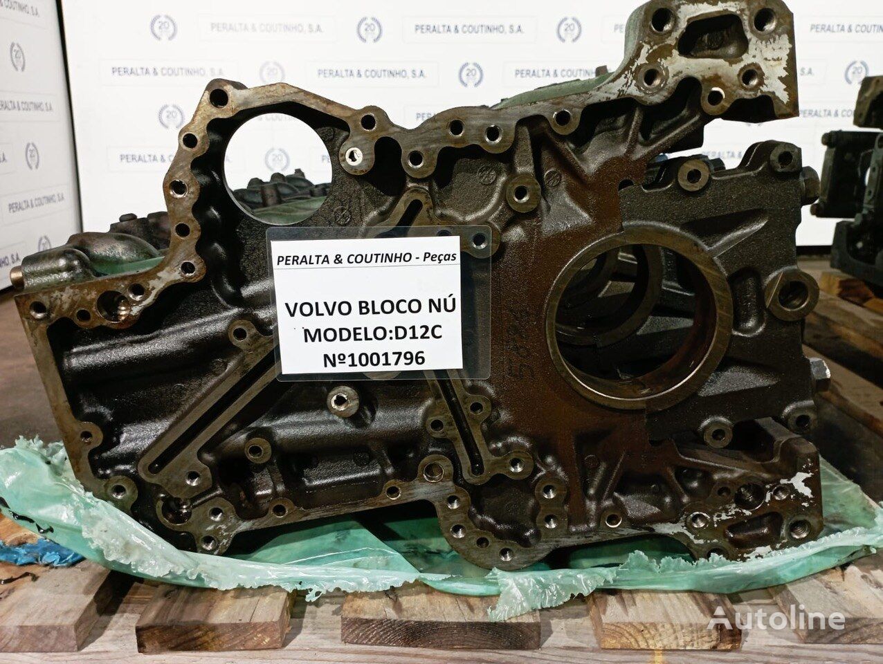 Volvo : D12C Bloco do Motor 132195 8170120 Zylinderblock für Volvo LKW