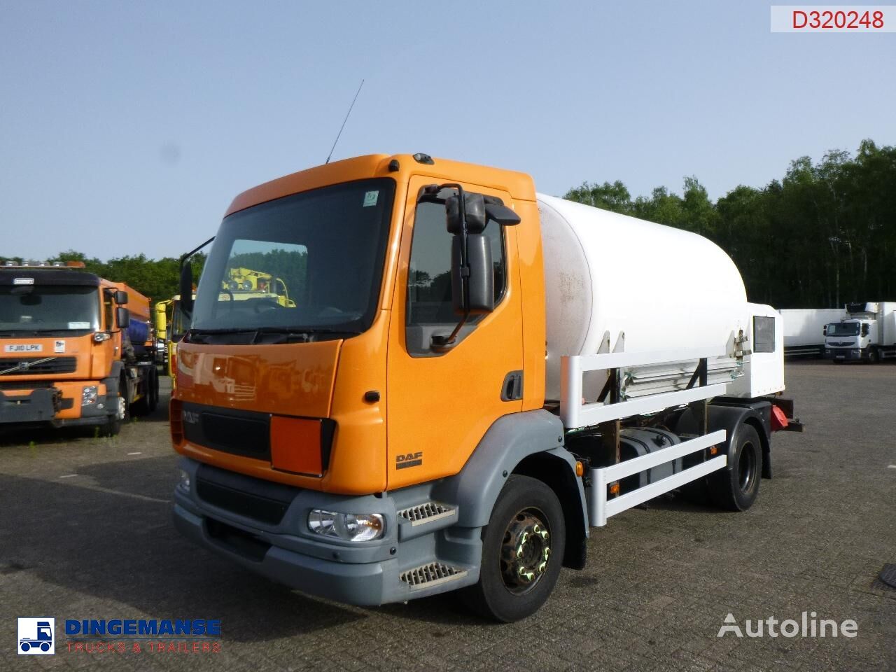 DAF D.A.F. LF 55.180 4x2 RHD ARGON gas truck 5.9 m3 Gastransporter LKW