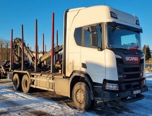 Scania R 520 Holztransporter LKW