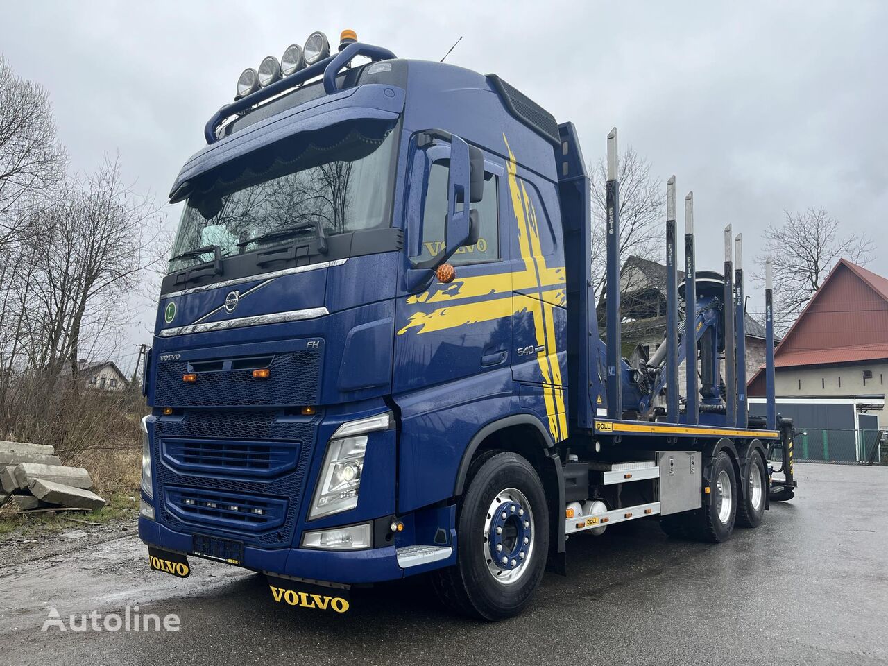 Volvo FH13 540 Holztransporter LKW