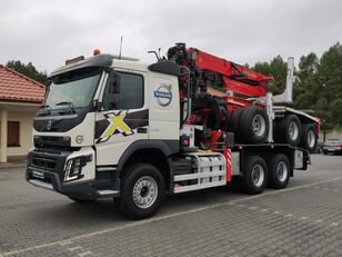 Volvo FMX 540  Holztransporter LKW + Holztransporter Anhänger