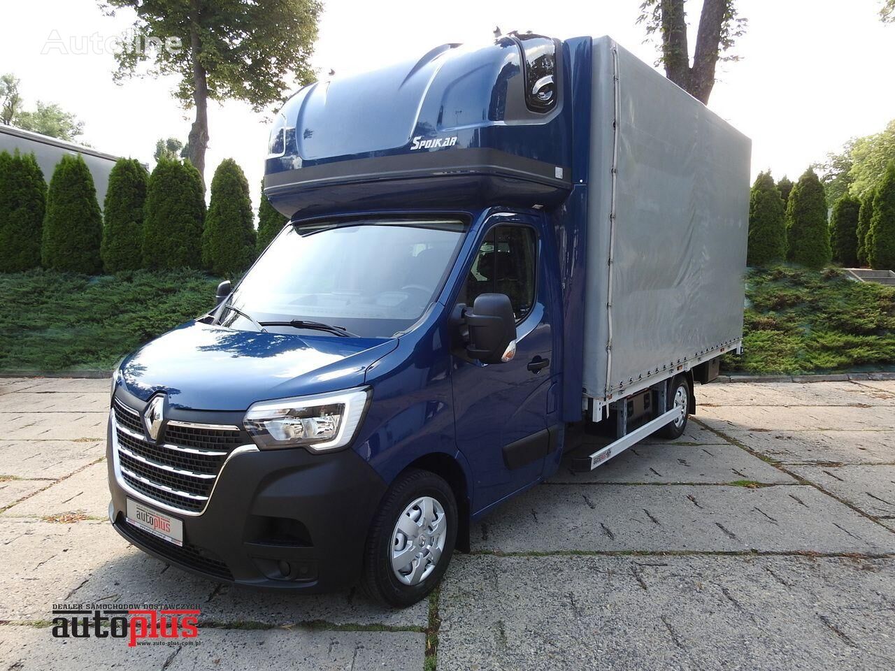 Renault MASTER PLANDEKA 8 PALET WEBASTO KLIMATYZACJA TEMPOMAT LEDY PNEUM Planen-LKW