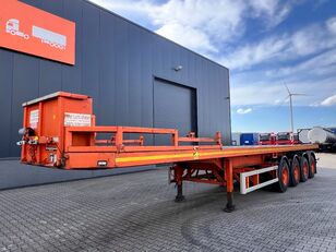 Mol 62 tons Ballast trailer, 4 axles, 2 steering axles, Belgium- tra Plattform Auflieger