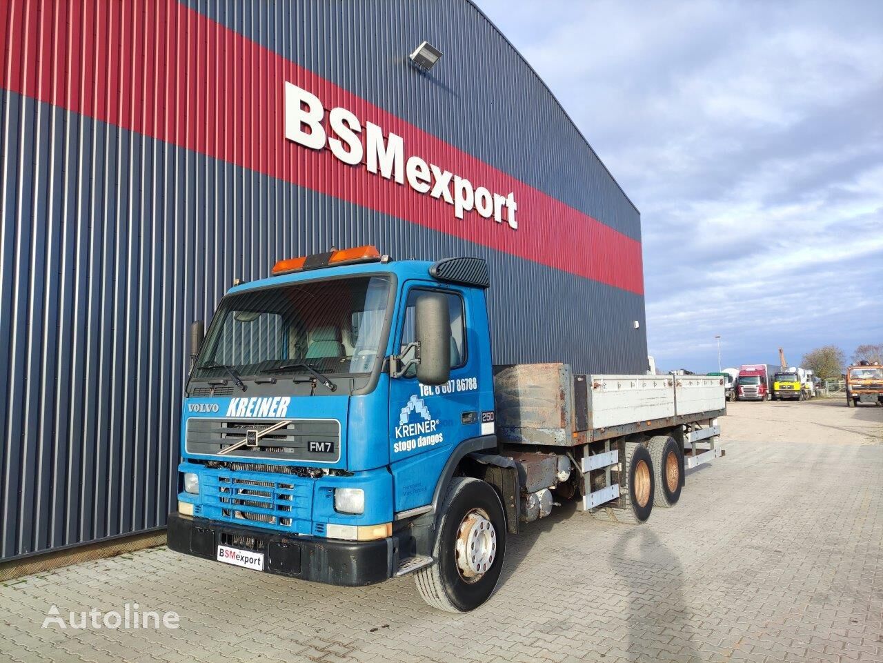 Volvo FM 7, 6x4 long chassis Pritsche LKW