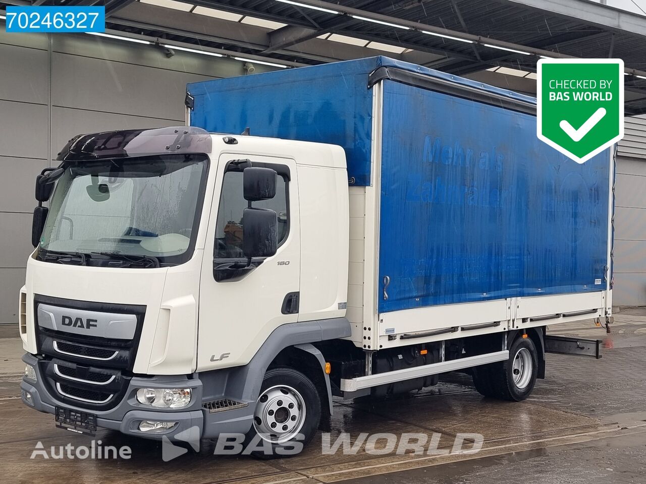 DAF LF 180 4X2 Automatic 8tonner ACC Euro 6 Schiebeplanen-LKW