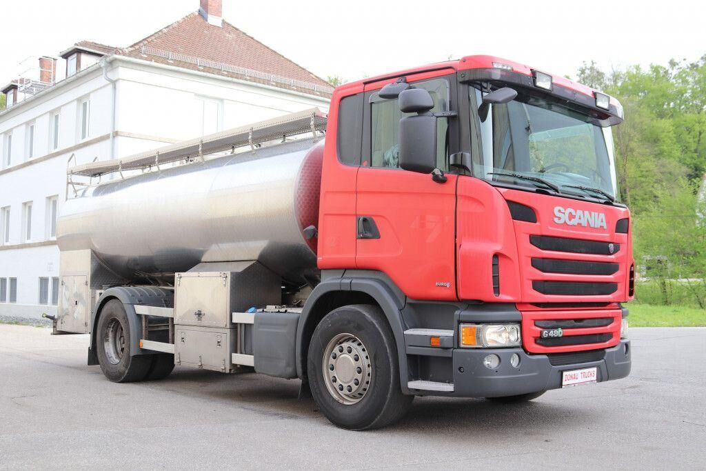 Scania G480 E6 Milch Isoliert 11.000L 3 Kammern Pumpe Silo LKW