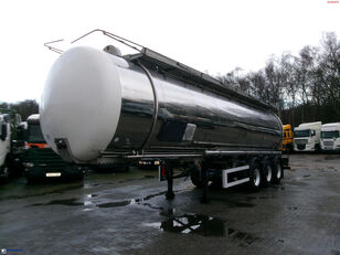 Indox Chemical tank inox L4BH 33.5 m3 / 1 comp Chemietankauflieger