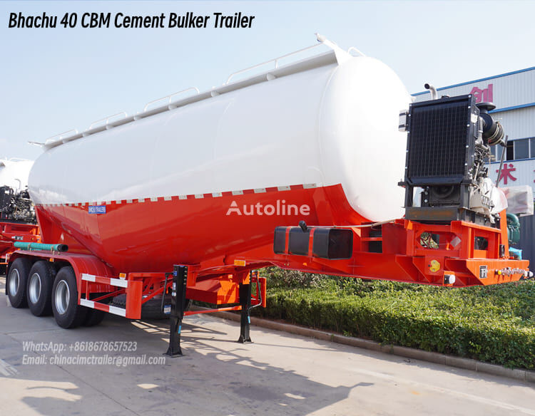 neuer Bhachu 40 CBM Cement Bulker Trailer Price in Nairobi Zementsiloauflieger