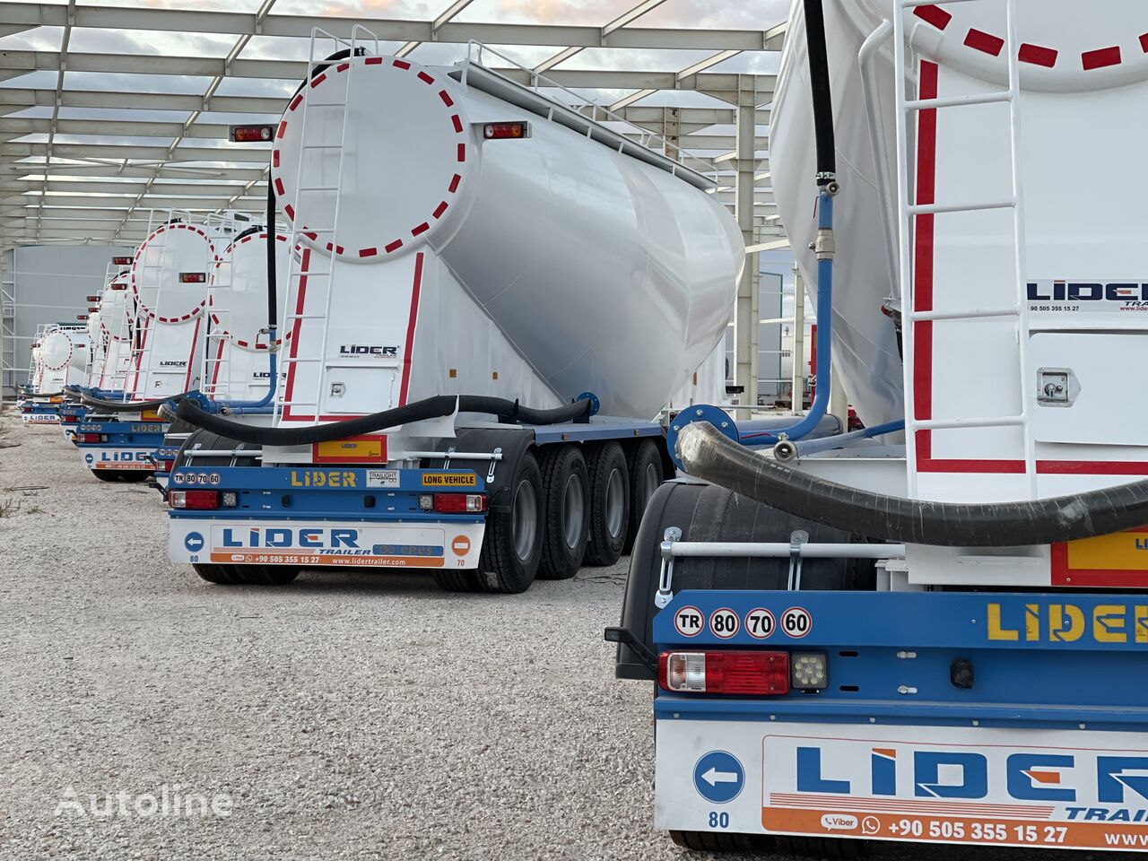 neuer Lider LIDER NEW 2023  MODELS bulk cement trailer Zementsiloauflieger